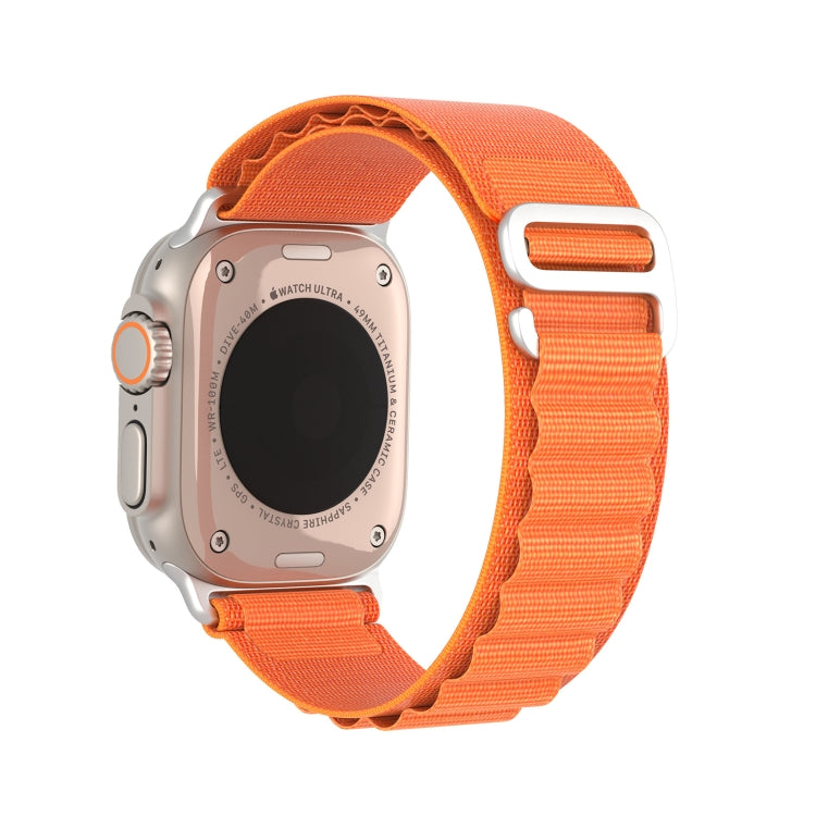 For Apple Watch Series 3 42mm DUX DUCIS GS Series Nylon Loop Watch Band(Orange) by DUX DUCIS