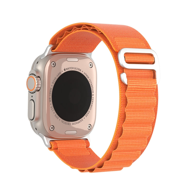 For Apple Watch Ultra 2 49mm DUX DUCIS GS Series Nylon Loop Watch Band(Orange) by DUX DUCIS