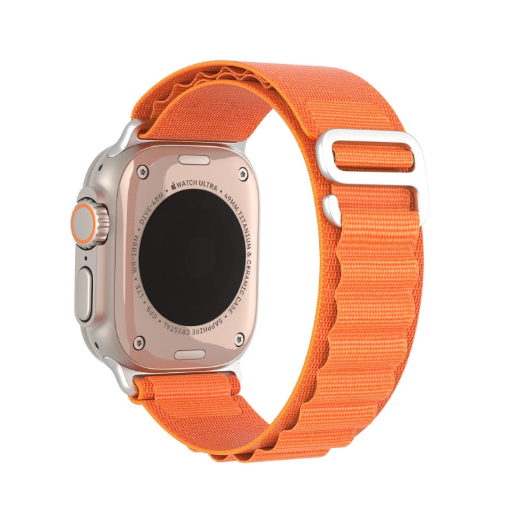 For Apple Watch Series 9 41mm DUX DUCIS GS Series Nylon Loop Watch Band(Orange) by DUX DUCIS