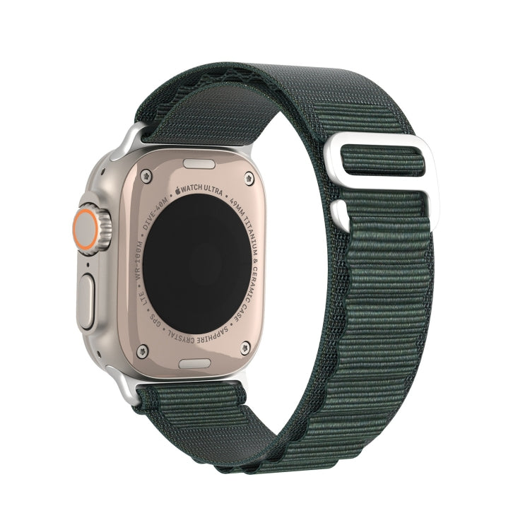 For Apple Watch Series 9 45mm DUX DUCIS GS Series Nylon Loop Watch Band(Green) by DUX DUCIS