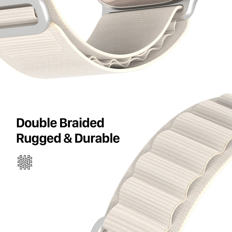 For Apple Watch Series 9 45mm DUX DUCIS GS Series Nylon Loop Watch Band(Starlight) by DUX DUCIS