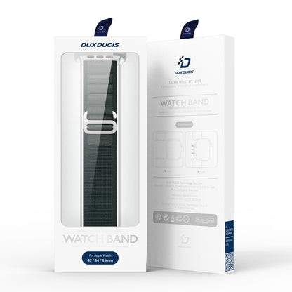 For Apple Watch SE 2023 40mm DUX DUCIS GS Series Nylon Loop Watch Band(Green) by DUX DUCIS