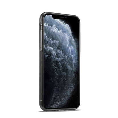 For iPhone 11 Pro LC.IMEEKE 3 in 1 Carbon Fiber Texture Shockproof Phone Case(Black) - iPhone 11 Pro Cases by LC.IMEEKE | Online Shopping UK | buy2fix