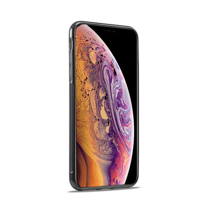 For iPhone XS LC.IMEEKE 3 in 1 Carbon Fiber Texture Shockproof Phone Case(Black) - More iPhone Cases by LC.IMEEKE | Online Shopping UK | buy2fix