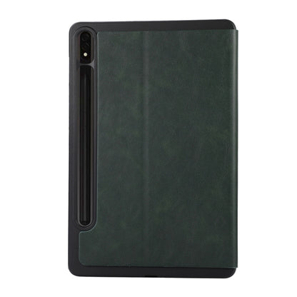 For Samsung Galaxy Tab S10 FE / S9 FE / S9 TPU Flip Tablet Protective Leather Case(Green) - Galaxy Tab S9 FE by buy2fix | Online Shopping UK | buy2fix