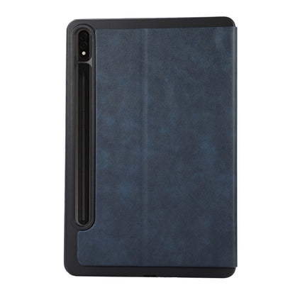 For Samsung Galaxy Tab S10 FE / S9 FE / S9 TPU Flip Tablet Protective Leather Case(Dark Blue) - Galaxy Tab S9 FE by buy2fix | Online Shopping UK | buy2fix