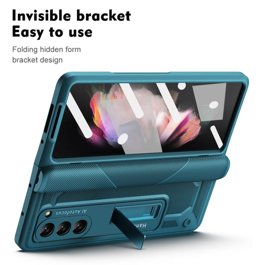 For Samsung Galaxy Z Fold5 integrated Shockproof Phone Case with Hinge(Green) - Galaxy Z Fold5 Cases by buy2fix | Online Shopping UK | buy2fix