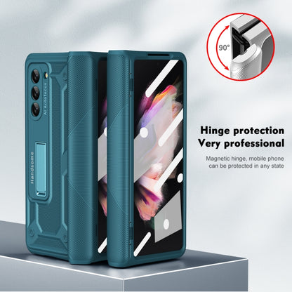 For Samsung Galaxy Z Fold5 integrated Shockproof Phone Case with Hinge(Green) - Galaxy Z Fold5 Cases by buy2fix | Online Shopping UK | buy2fix