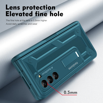 For Samsung Galaxy Z Fold5 integrated Shockproof Phone Case with Hinge(Green) - Galaxy Z Fold5 Cases by buy2fix | Online Shopping UK | buy2fix