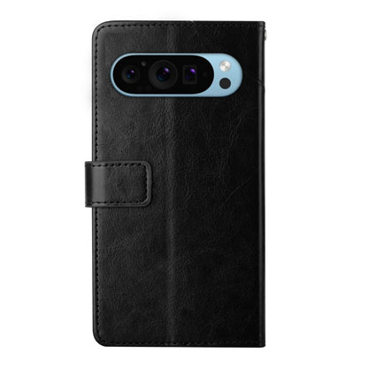 For Google Pixel 9 Pro Y-shaped Pattern Flip Leather Phone Case(Black) by buy2fix