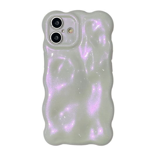 For iPhone 16 Wave Bubbles TPU Phone Case(Glitter Pink) by buy2fix