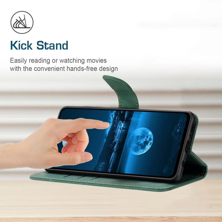 For Google Pixel 9 Pro Stitching Embossed Leather Phone Case(Green) by buy2fix