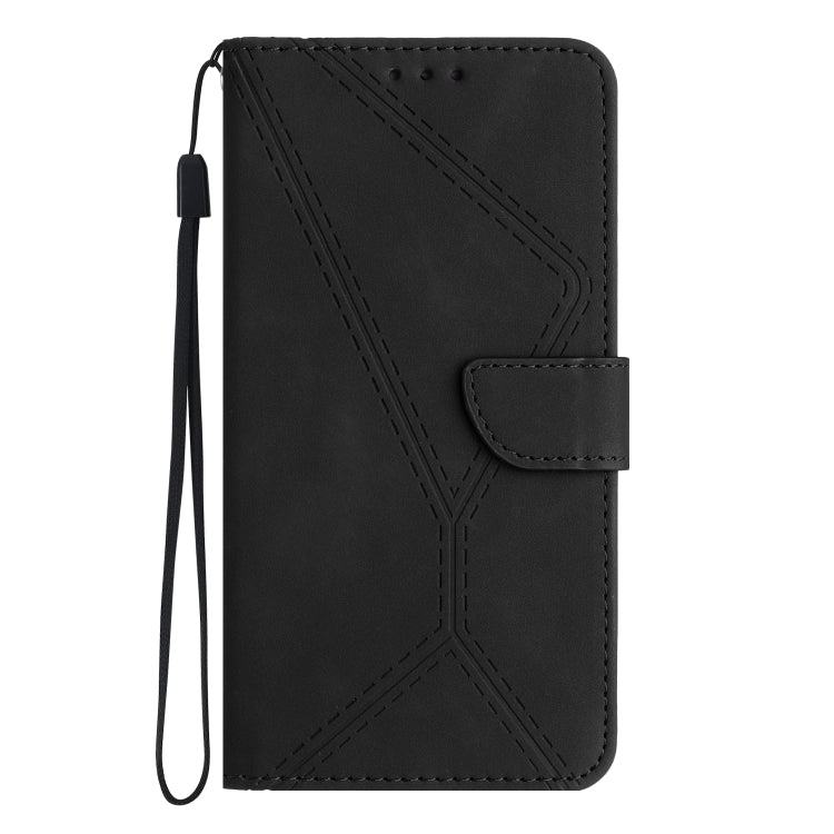 For Samsung Galaxy M34 5G Stitching Embossed Leather Phone Case(Black) by buy2fix