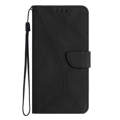 For Samsung Galaxy A15 Stitching Embossed Leather Phone Case(Black) by buy2fix