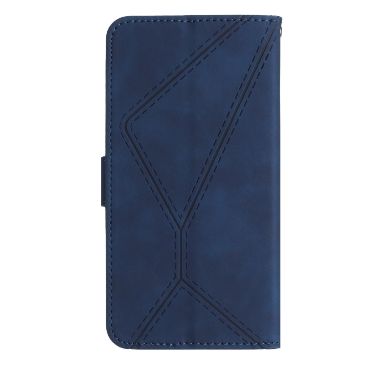 For Samsung Galaxy A15 Stitching Embossed Leather Phone Case(Blue) by buy2fix