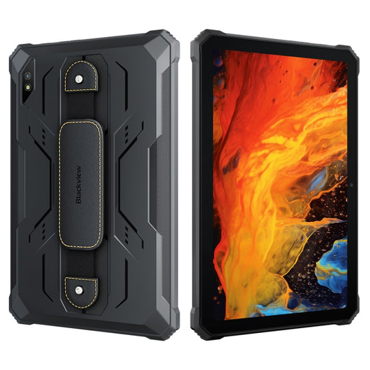 Blackview Active 8 Pro 4G Rugged Tablet, 10.36 inch 8GB+256GB Android 13 MT6789 Octa Core Support Dual SIM, Global Version with Google Play, EU Plug(Black)