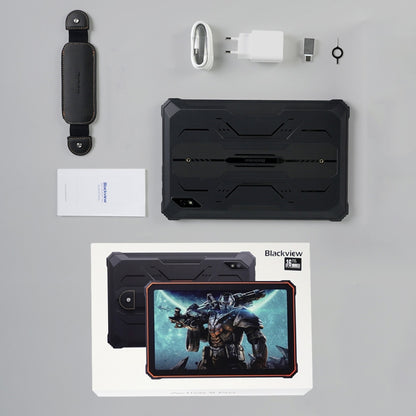Blackview Active 8 Pro 4G Rugged Tablet, 10.36 inch 8GB+256GB Android 13 MT6789 Octa Core Support Dual SIM, Global Version with Google Play, EU Plug(Black) - Blackview by Blackview | Online Shopping UK | buy2fix