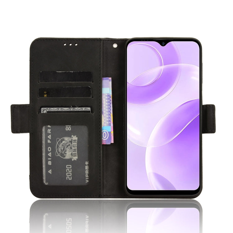 For Ulefone Note 15 Skin Feel Calf Texture Card Slots Leather Phone Case(Black) by buy2fix