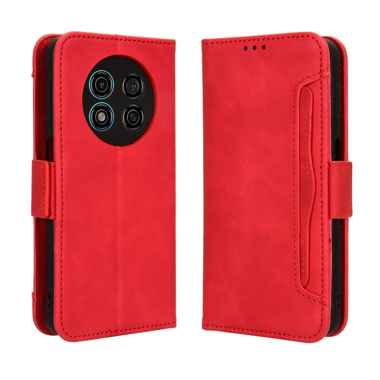 For Ulefone Note 15 Skin Feel Calf Texture Card Slots Leather Phone Case(Red) by buy2fix