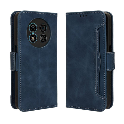 For Ulefone Note 15 Skin Feel Calf Texture Card Slots Leather Phone Case(Blue) by buy2fix