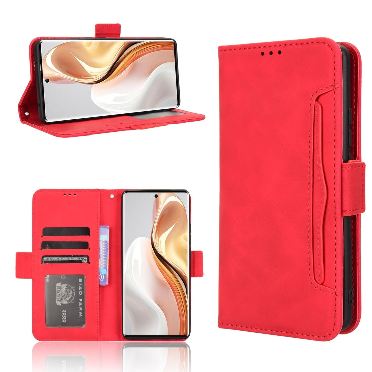 For Ulefone Note 17 Pro Skin Feel Calf Texture Card Slots Leather Phone Case(Red) by buy2fix