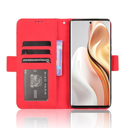 For Ulefone Note 17 Pro Skin Feel Calf Texture Card Slots Leather Phone Case(Red) by buy2fix