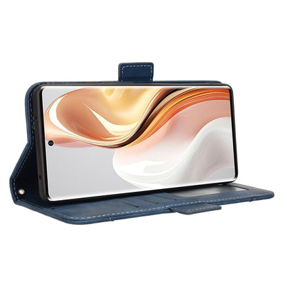 For Ulefone Note 17 Pro Skin Feel Calf Texture Card Slots Leather Phone Case(Blue) by buy2fix