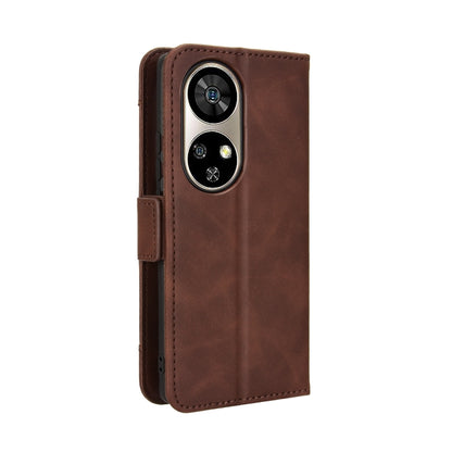 For Ulefone Note 17 Pro Skin Feel Calf Texture Card Slots Leather Phone Case(Brown) by buy2fix