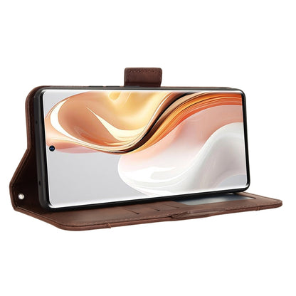 For Ulefone Note 17 Pro Skin Feel Calf Texture Card Slots Leather Phone Case(Brown) by buy2fix