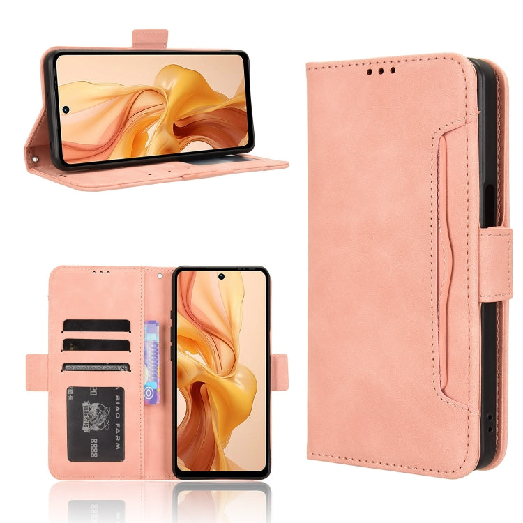 For Ulefone Note 18 Ultra Skin Feel Calf Texture Card Slots Leather Phone Case(Pink) by buy2fix