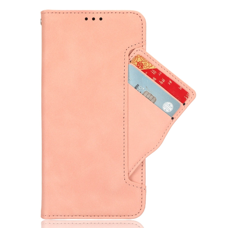 For Ulefone Note 18 Ultra Skin Feel Calf Texture Card Slots Leather Phone Case(Pink) by buy2fix