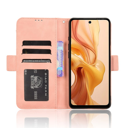 For Ulefone Note 18 Ultra Skin Feel Calf Texture Card Slots Leather Phone Case(Pink) by buy2fix