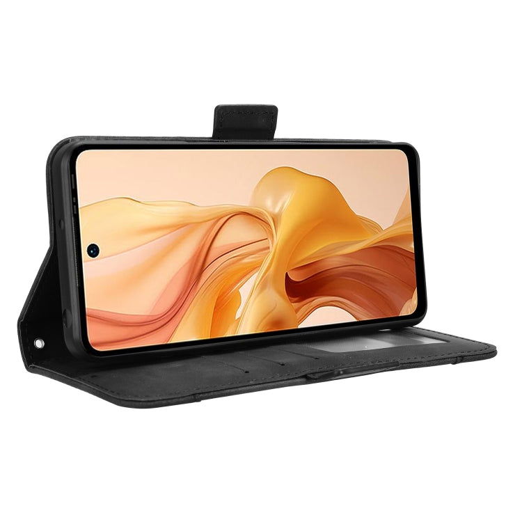 For Ulefone Note 18 Ultra Skin Feel Calf Texture Card Slots Leather Phone Case(Black) by buy2fix