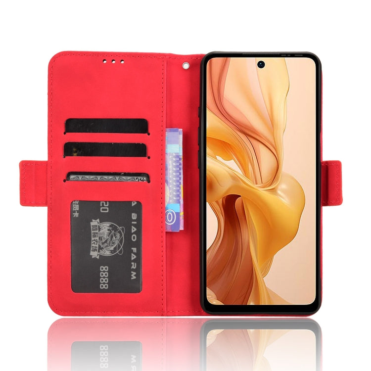 For Ulefone Note 18 Ultra Skin Feel Calf Texture Card Slots Leather Phone Case(Red) by buy2fix