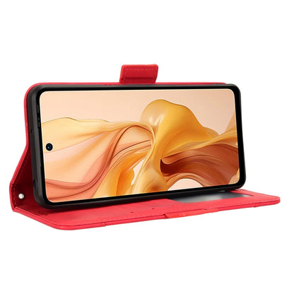 For Ulefone Note 18 Ultra Skin Feel Calf Texture Card Slots Leather Phone Case(Red) by buy2fix