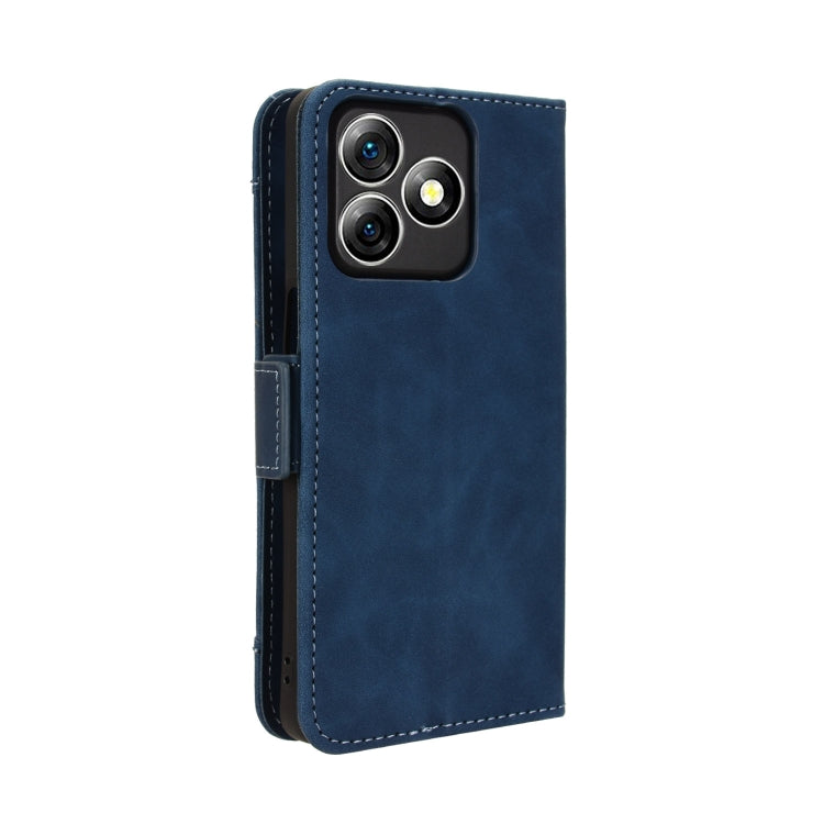 For Ulefone Note 18 Ultra Skin Feel Calf Texture Card Slots Leather Phone Case(Blue) by buy2fix
