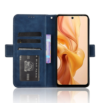 For Ulefone Note 18 Ultra Skin Feel Calf Texture Card Slots Leather Phone Case(Blue) by buy2fix