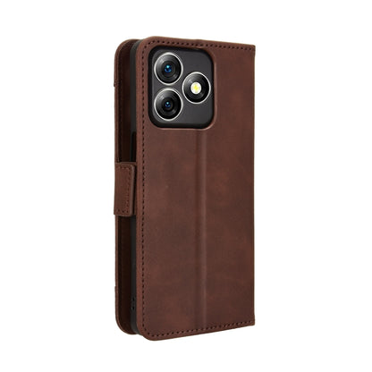 For Ulefone Note 18 Ultra Skin Feel Calf Texture Card Slots Leather Phone Case(Brown) by buy2fix