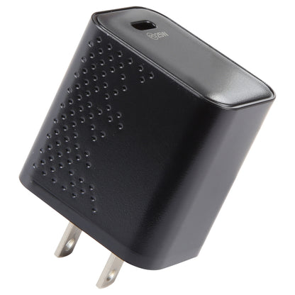 LZ-105PD 25W USB-C / Type-C Ports Dot Pattern Travel Charger, US Plug(Black) by buy2fix