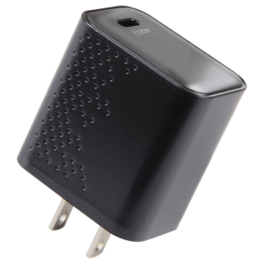 LZ-105PD 25W USB-C / Type-C Ports Dot Pattern Travel Charger, US Plug(Black) by buy2fix