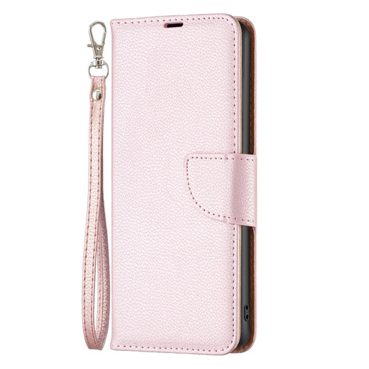 For Samsung Galaxy A25 5G Litchi Texture Pure Color Flip Leather Phone Case(Rose Gold) by buy2fix