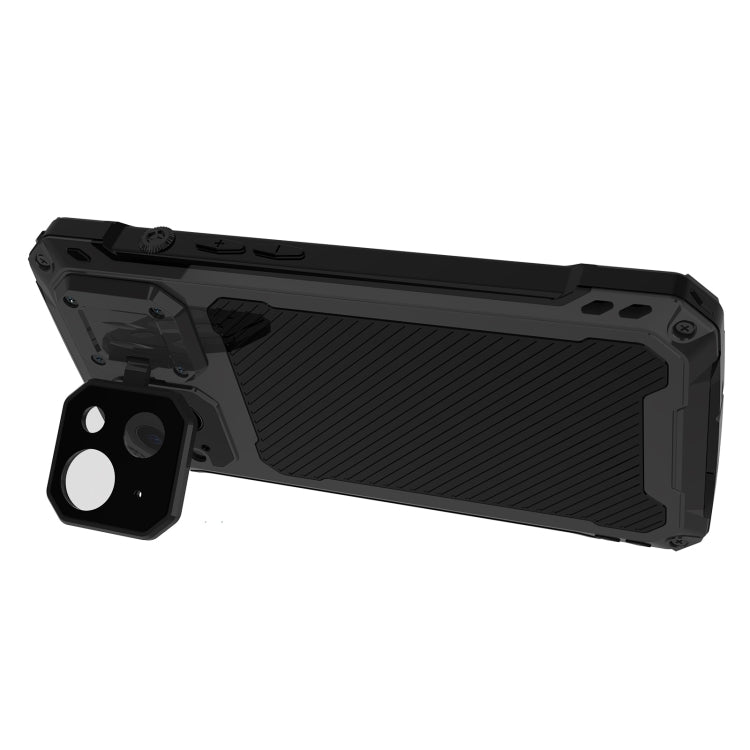 For iPhone 14 Shockproof Life Waterproof Dustproof Metal MagSafe Phone Case(Black) by buy2fix