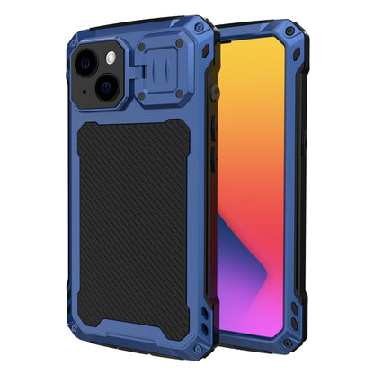 For iPhone 14 Shockproof Life Waterproof Dustproof Metal MagSafe Phone Case(Blue) - iPhone 14 Cases by buy2fix | Online Shopping UK | buy2fix