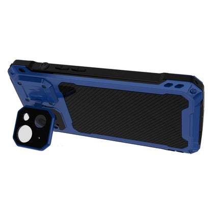 For iPhone 14 Shockproof Life Waterproof Dustproof Metal MagSafe Phone Case(Blue) - iPhone 14 Cases by buy2fix | Online Shopping UK | buy2fix
