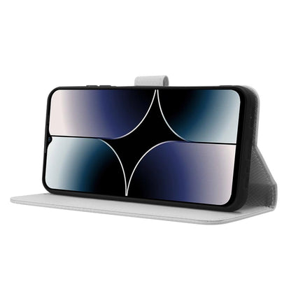 For Ulefone Note 16 Pro Diamond Texture Leather Phone Case(White) by buy2fix