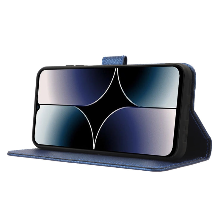 For Ulefone Note 16 Pro Diamond Texture Leather Phone Case(Blue) by buy2fix