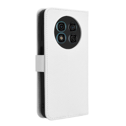 For Ulefone Note 15 Diamond Texture Leather Phone Case(White) by buy2fix