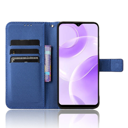For Ulefone Note 15 Diamond Texture Leather Phone Case(Blue) by buy2fix