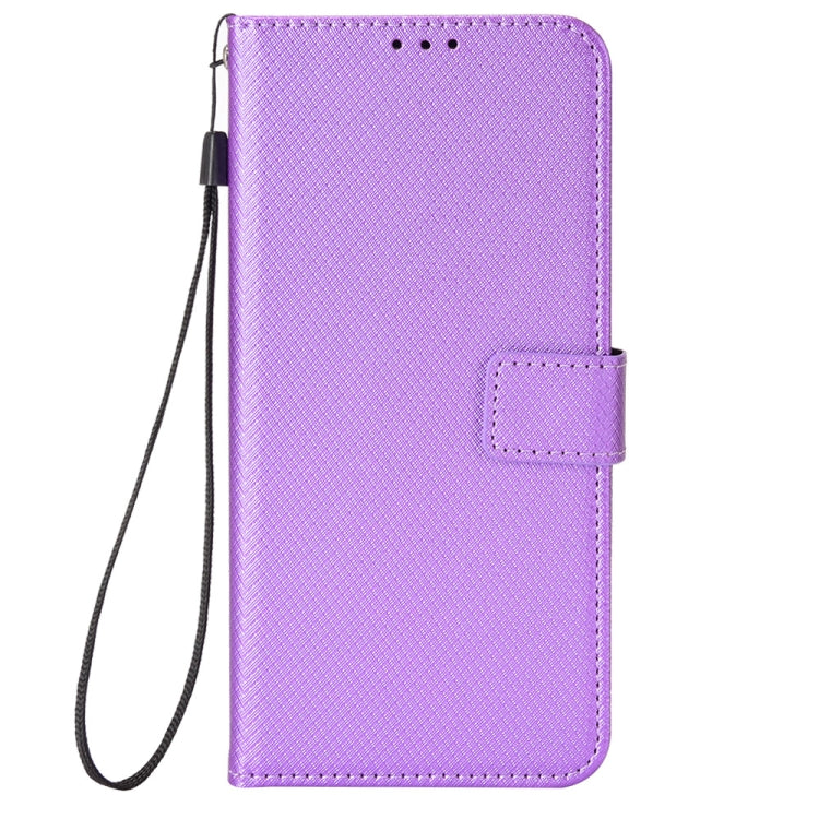 For Ulefone Note 15 Diamond Texture Leather Phone Case(Purple) by buy2fix