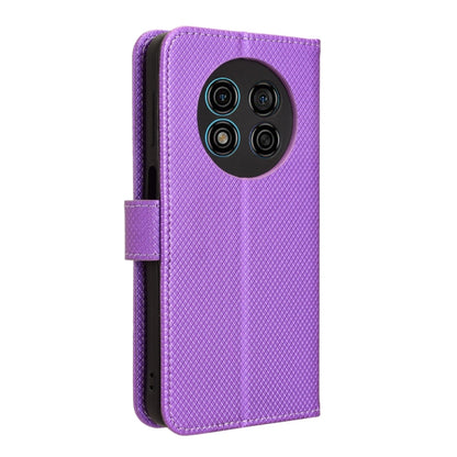 For Ulefone Note 15 Diamond Texture Leather Phone Case(Purple) by buy2fix